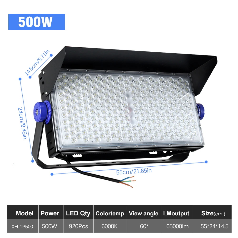 High Power Schijnwerper 240W 500W AC 110V 220V Waterdichte LED Spotlight Outdoor Bouwtechniek Vuurtoren - afbeelding 1
