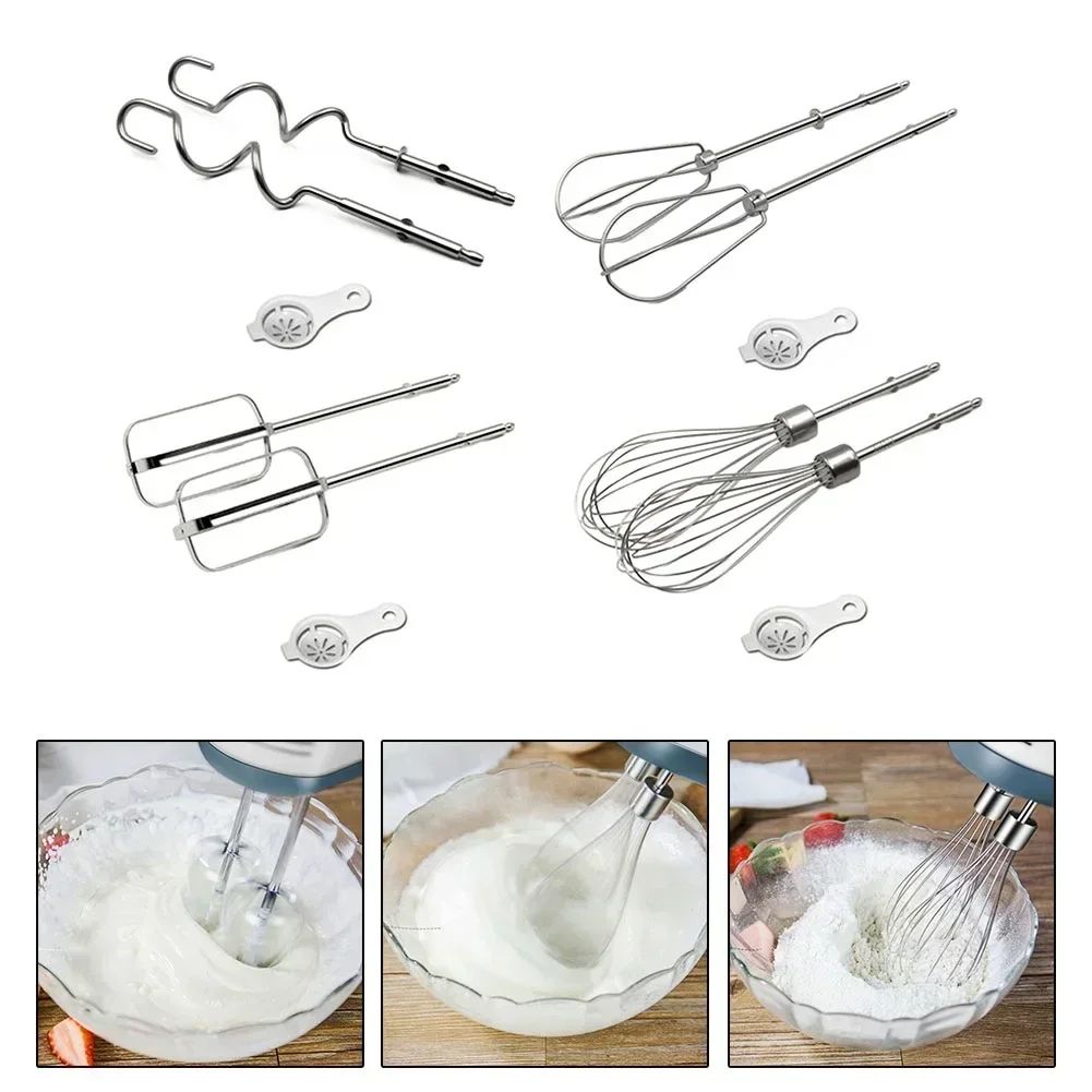 Egg Beater Egg Mixing Mixer Egg Whisk For Egg Beater Dough Blend Replacement W/Hand Mixer Whisk Accessories