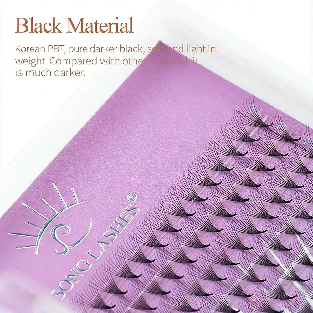 Beauty Products 6D Volume False Eyelashes Sharp Thin 8D Volume Grafting Eyelashes PBT Material Volume Fans Makeup Artists