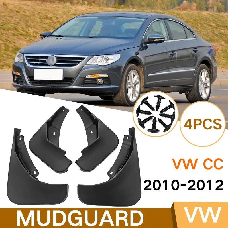 

For Volkswagen CC 2010-2012 Mud Flaps Splash Guard Mudguards MudFlaps Front Rear Wheel Fender Styling Car Accessories