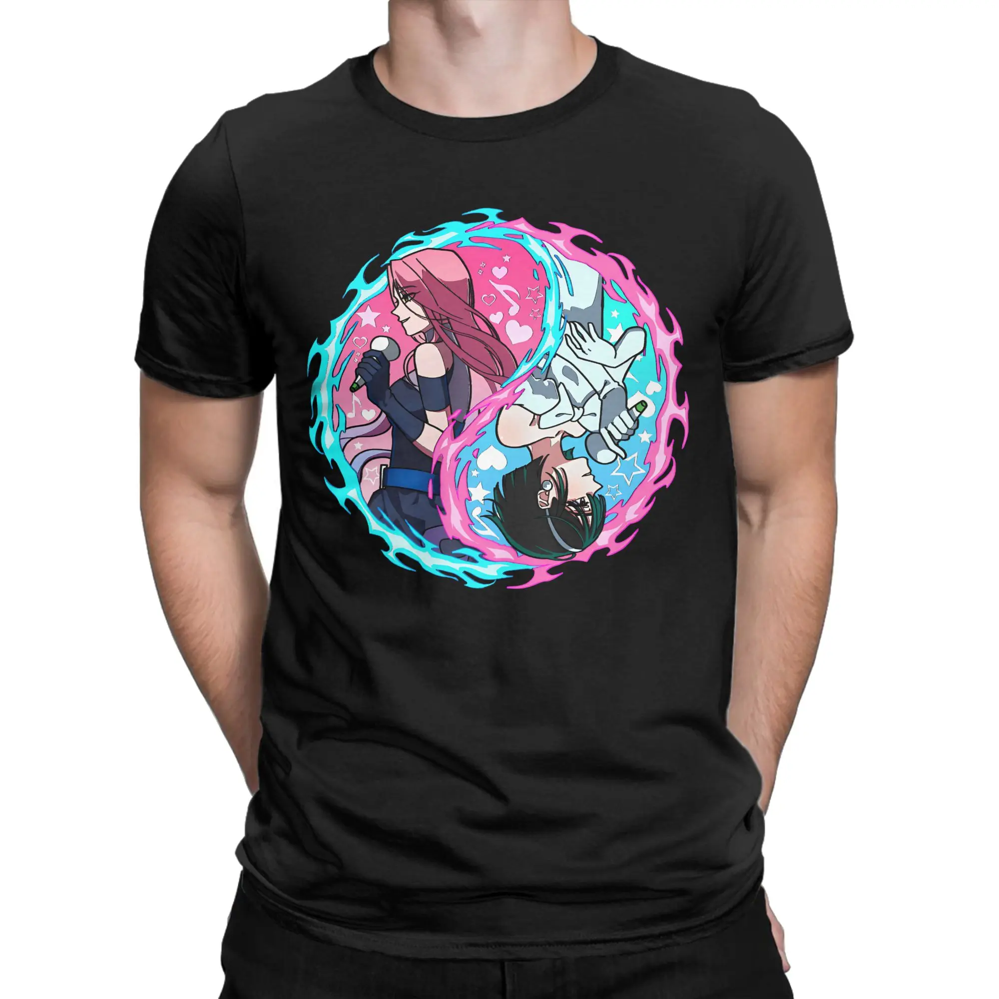 Men Women's T-Shirt Alien Stage Mizi and Sua  Funny Pure Cotton Tee Shirt Short Sleeve  T Shirts O Neck Clothing Summer