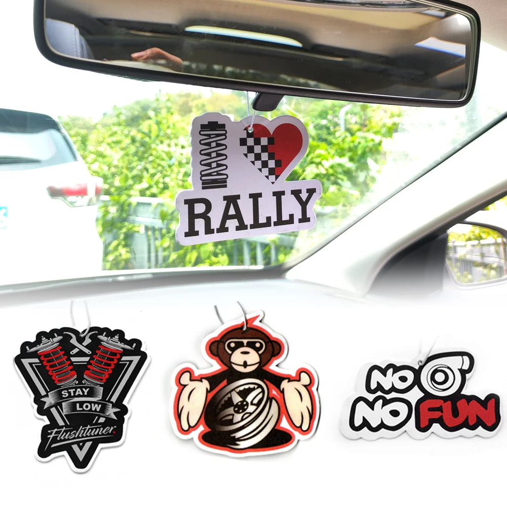 Car Air Freshener Perfume Decoration Rearview Mirror Pendant Hanging Ornament JDM Modification Parts Culture For Auto Accessory