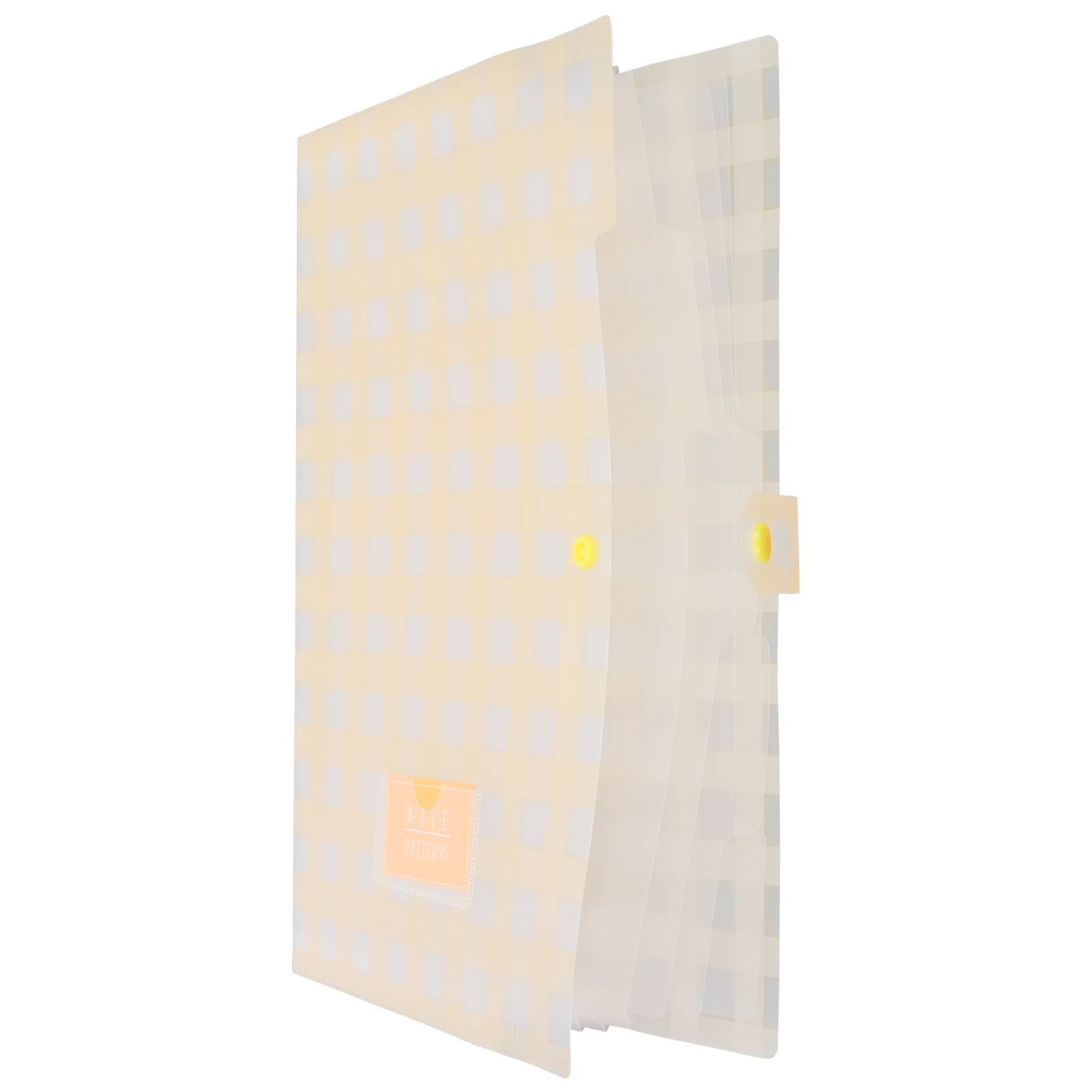 

Lovely A4 File Keeper Expandable Document Organizer Portable Paper Storage Bag for Students Bills Receipts 5 Layer Press Closure