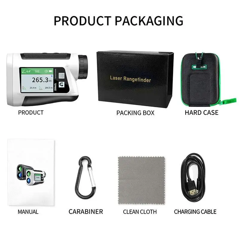 NP-600 recarregável golf laser rangefinder telescópio velocidade bloqueio bandeira vibração tela de toque versão 600m