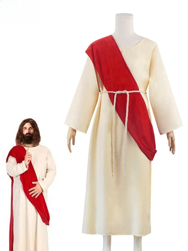 

Костюм средневекового короля-миссионера на Хэллоуин, сценический костюм для ролевых игр, традиционный этнический женский костюм в древнеримском стиле.