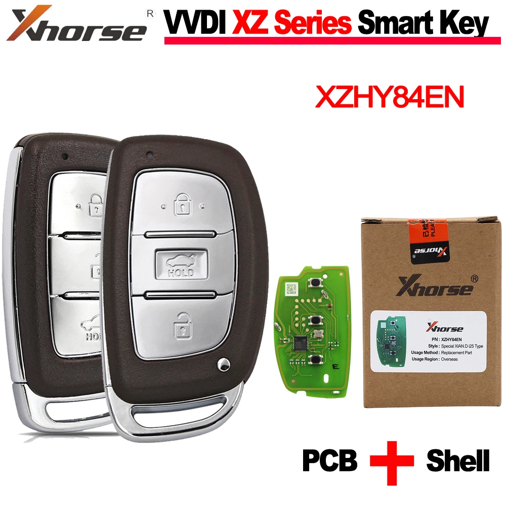 XZHY84EN VVDI Xhorse Special Key PCB Board Exclusively For Hyundai i25 Car Smart Remote Key With Key Shell