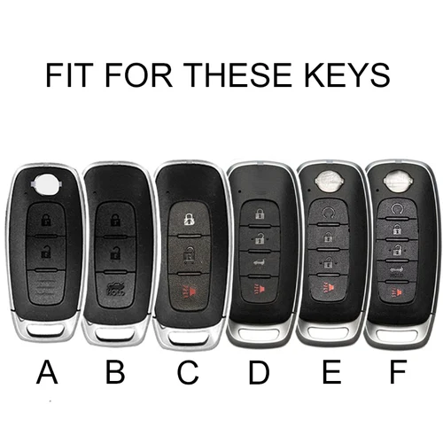 Imagen 2 del producto Funda de cuero para llavero de coche, accesorio para Nissan x-trail T33, Serena Rouge, Kicks, Pathfinder, Ariya, Rogue, Versa 2023, 2022, 2024