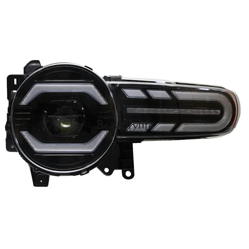 

LD20Car Accessories Headlight Assembly Modified LED Daytime Running Lamp Flowing Water Turn Signal Headlight