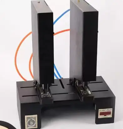 Two Head Pneumatic Stapler 2cm Thickness Automatic Counting for Hang Tag and Paper