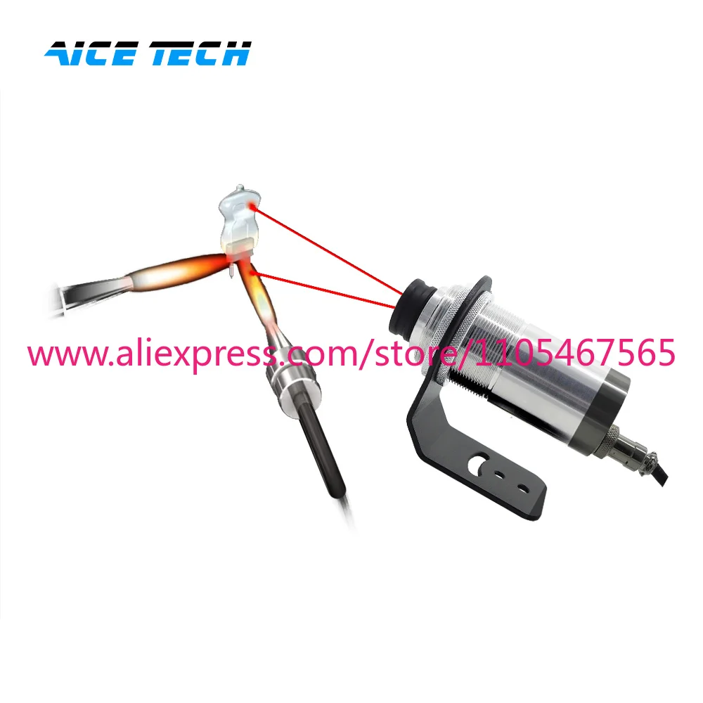 1Pcs aviation connector infrared millisecond response probe infrared temperature sensor