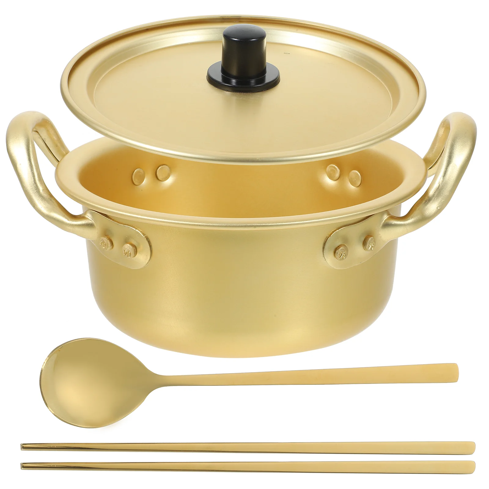 

Instant Noodle Pot Pasta Korean Chopsticks Cooker Household Cookware Non Frying Pans