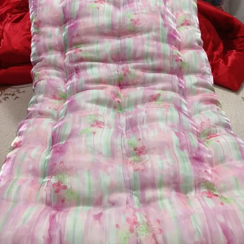 Organza Silky Touch Diaper Pad ABDL Adult Soft Comfortable Glossy Filling Cotton Diapers Pad Breathable Washable Nappy Padding