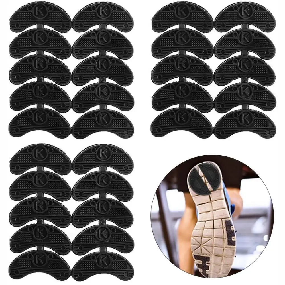 

Новые черные туфли для ремонта обуви, противоскользящие резиновые подушечки для ремонта каблука, краны для обуви