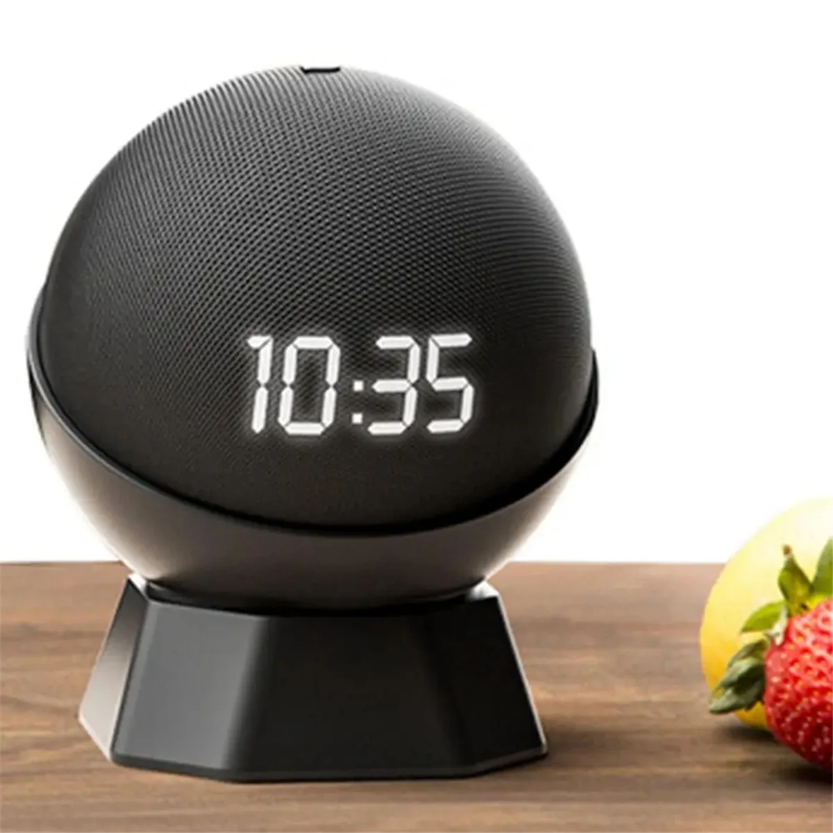 Amazon Echo dot5ユニバーサルブラックリキッドシリコンベース,デスクトップスピーカー,Echo dot4