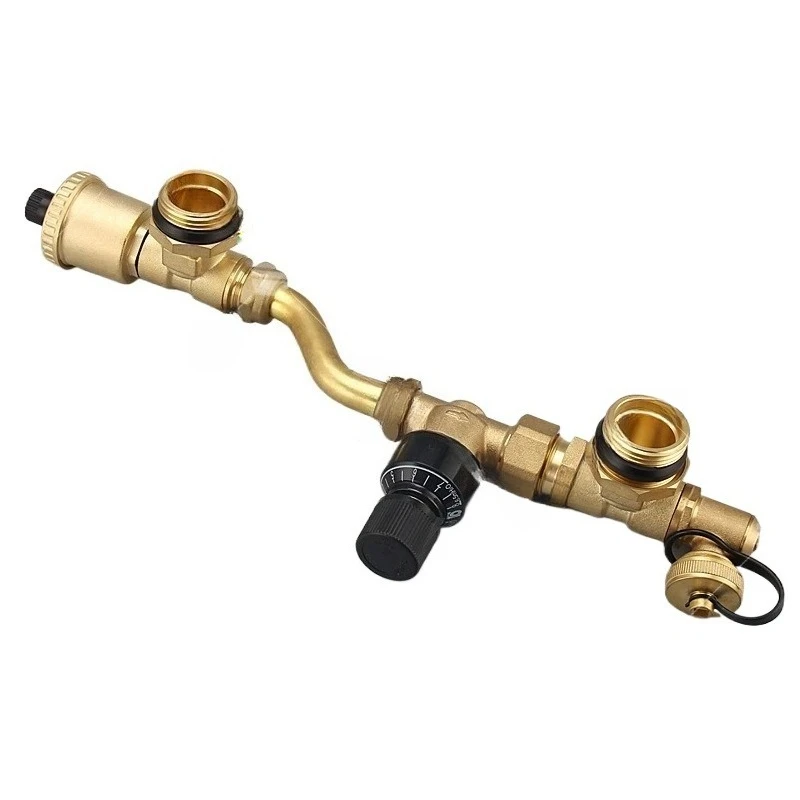 

Hydraulic balance Differential pressure Bypass valve Automatic sewage exhaust valve Floor heating sub-collector