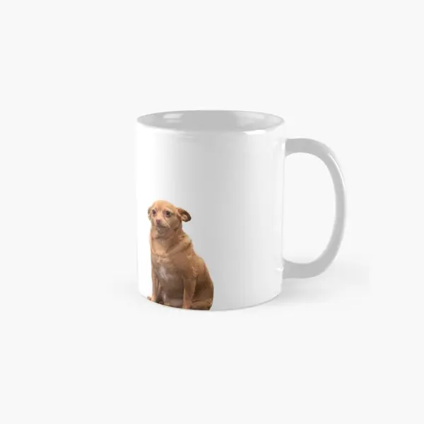 Disappointed Mouse Classic  Mug Picture Design Simple Image Tea Drinkware Gifts Photo Cup Coffee Printed Handle Round