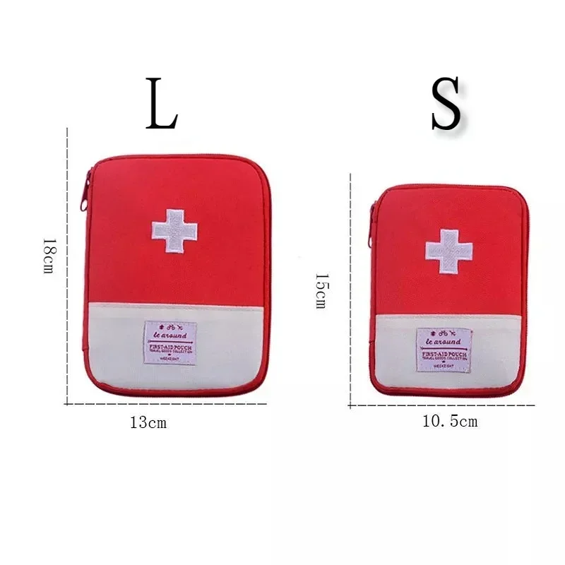 Sac à médicaments portable, trousse de premiers soins, trousse d'urgence médicale, trousse de rangement de pilules, trousse de voyage mignonne, trousse d'urgence, trousse de médicaments domestique en plein air