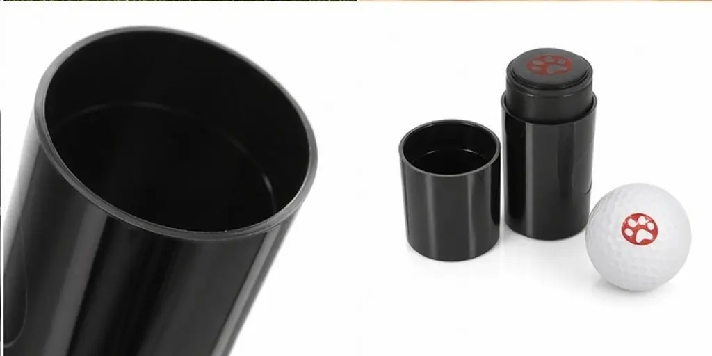 Golf Ball Stamper Plastic Long-Lasting Quick-Dry Multi-Functional Portable Golf Ball Stamp Tool Reusable Marker