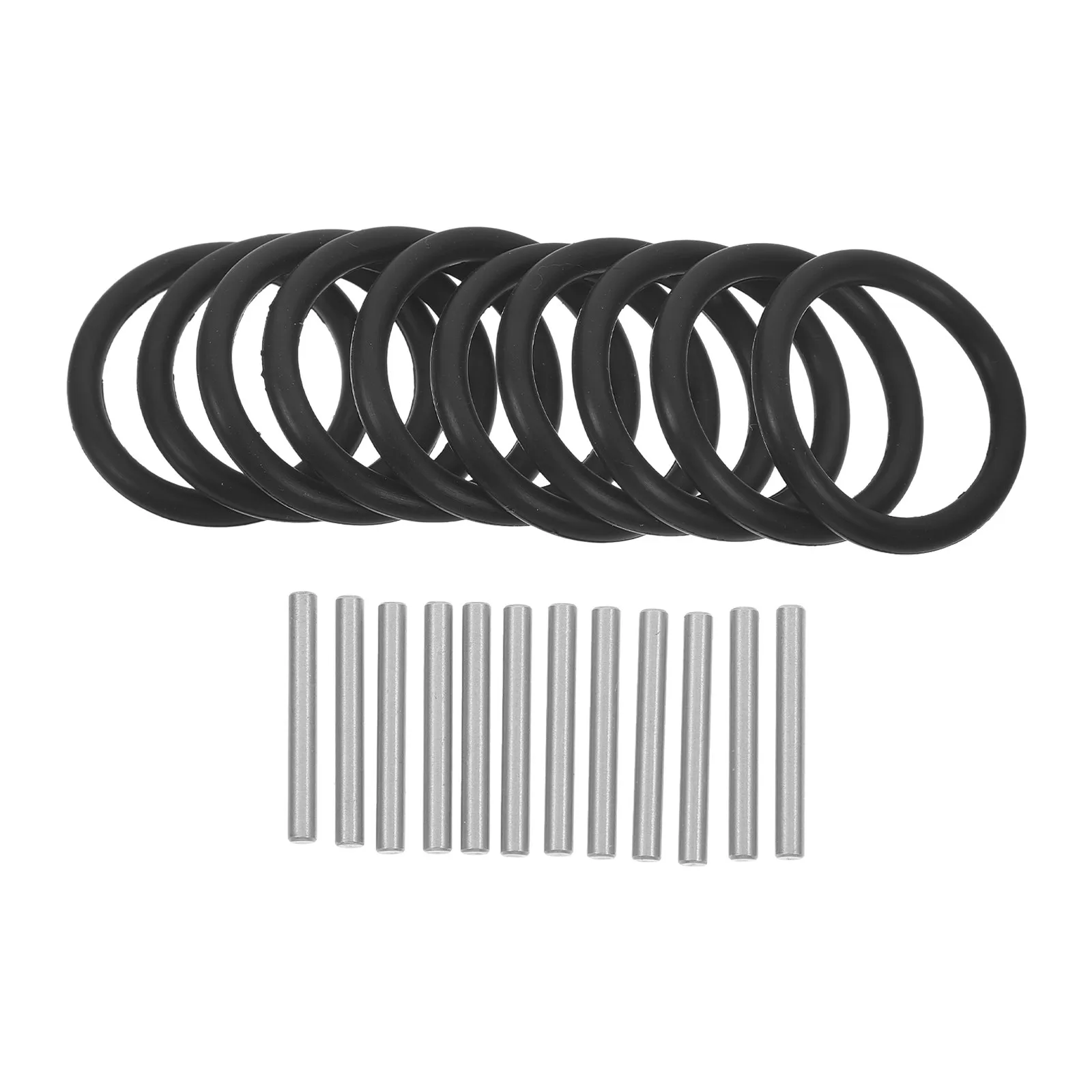 

10Sets Impact Wrench Retainer Rings Rubber O Rings Replacement Drive Socket Pin Set for Drill Socket Accessories Tools