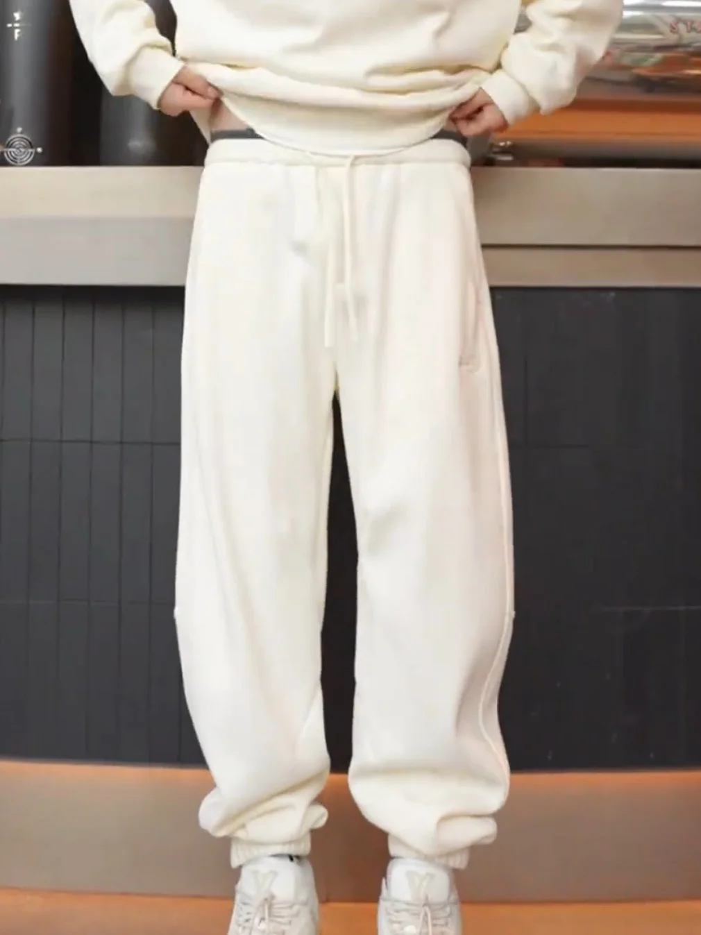 

Зимние утепленные мужские брюки из плотного хлопка с манжетами, ветрозащитные, универсальные, повседневные, рабочие, модные