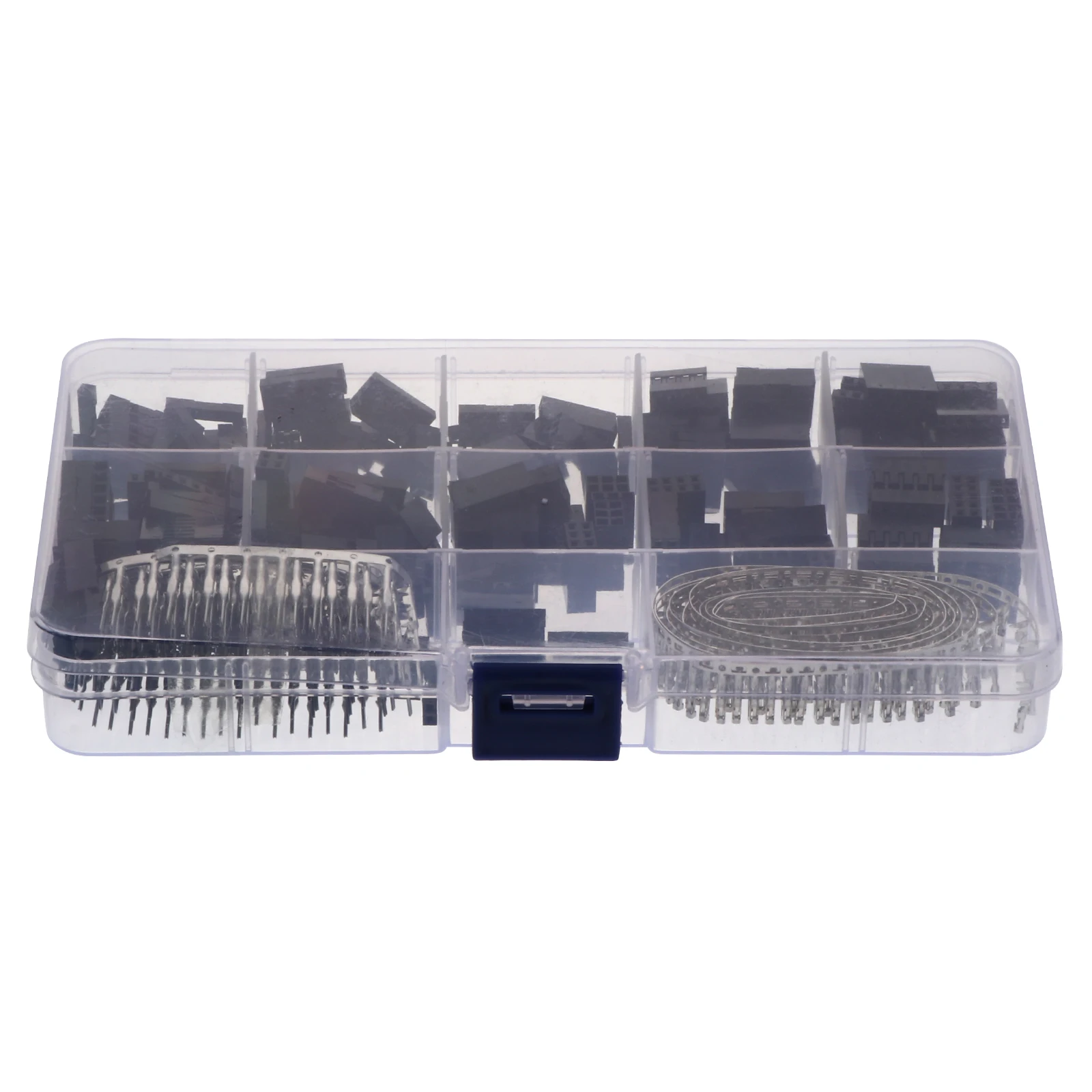 

610pcs Jumper Cable Pin Header Connector Assortment Kit Wire Terminal 2.54Mm Plastic Breadboard Compatible Crimp Terminal
