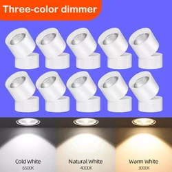 LED Spotlight Foldable Downlight spot led 10W 15W Spot Surface Mounted Aluminum Ceiling Spots Lamp Home Bedroom Kitchen Bathroom