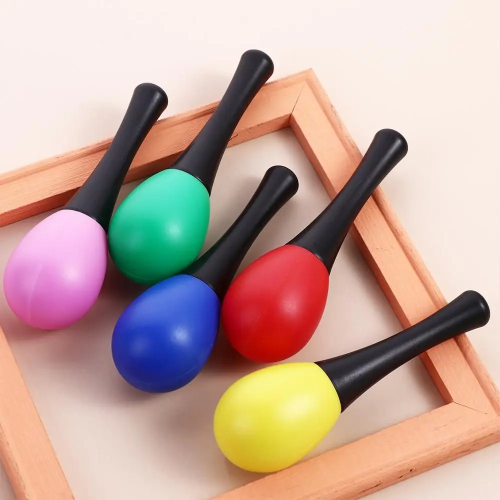 Giocattoli didattici Giocattolo a percussione Sonaglio per bambini Giocattolo musicale per bambini Maraca Sonagli Martello di sabbia in plastica Martello di sabbia Giocattolo