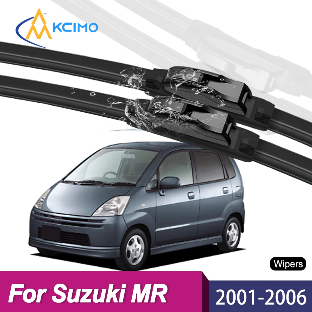 

High Quality Natural Rubber Front Wiper Set Compatible For Suzuki MR Wagon MF21S 2001–2006 Direct Replacement Car Parts