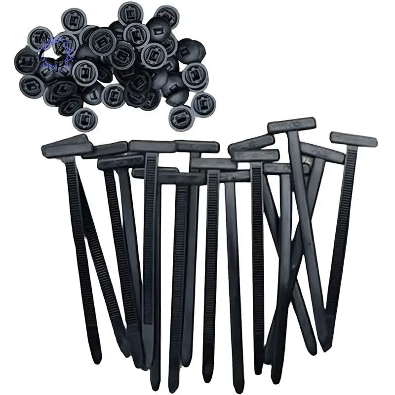 A68P-Nylon Universal Cable Tie Buckle,Multipurpose Heavy Duty Nylon Cable Tie Buckle For Auto Repair Tools & Daily Use