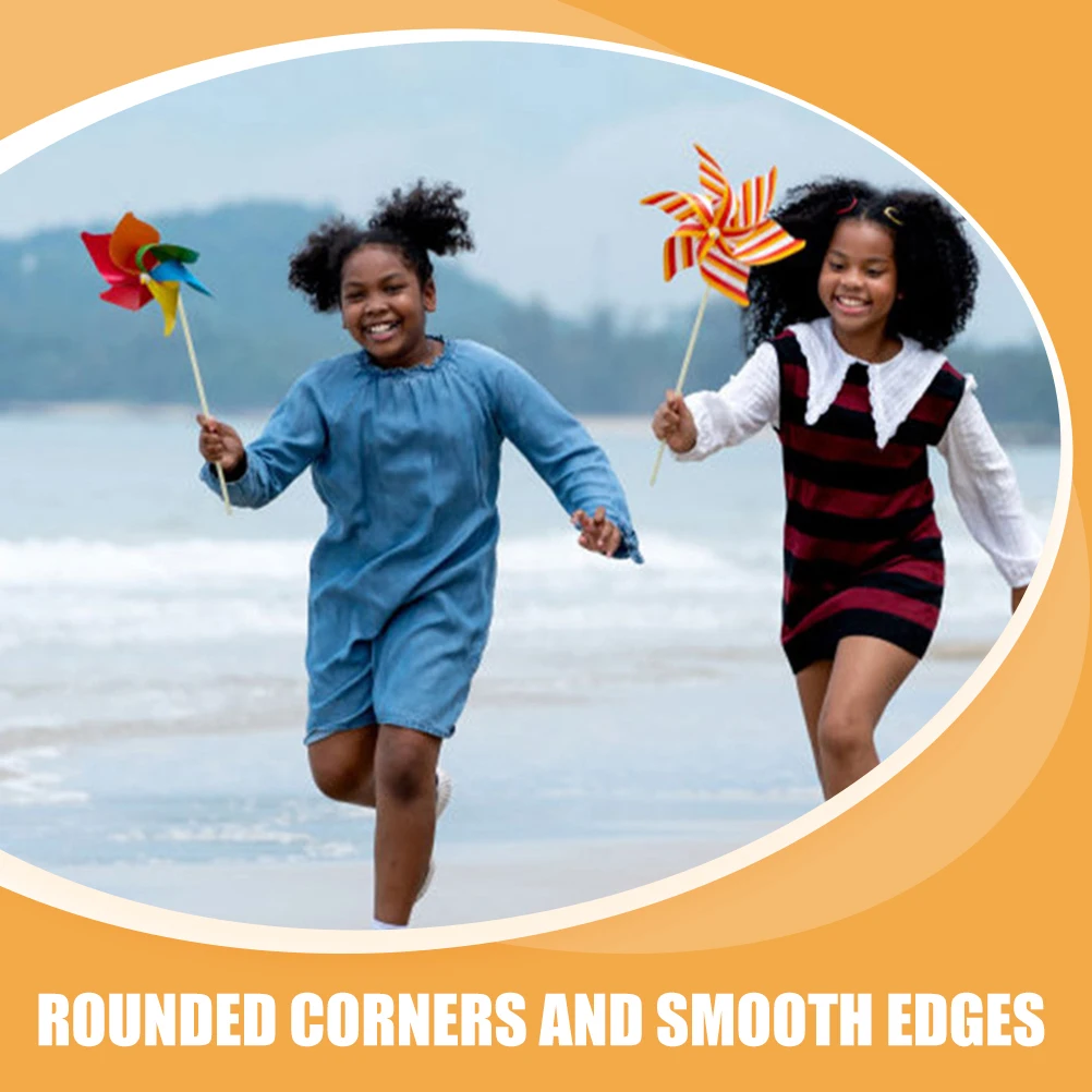 

12Pcs Windmill Rods Plastic Reusable Pinwheel Replacement Parts DIY Windmill Making Sticks Garden Pinwheel Supplies