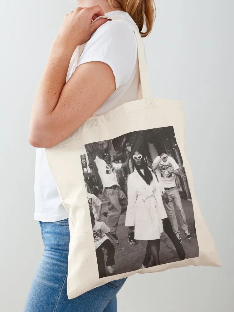 

Naomi Campbell : Paparazzi (Large) Tote Bag supermarket folding bag canvas tote bag luxury women Beach