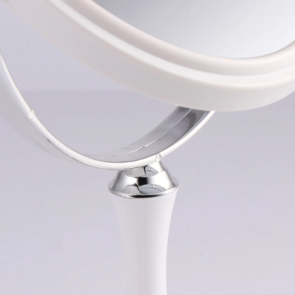 

Белое двустороннее 6-дюймовое зеркало для макияжа, портативное настольное зеркало, легкое, компактное, подарок для женщин