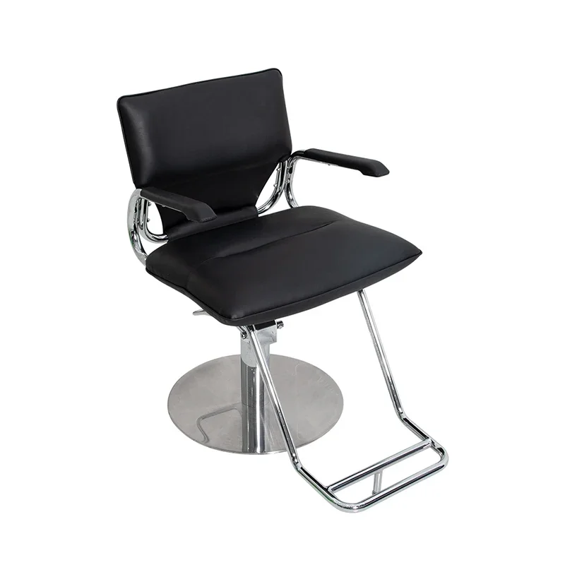 Simple Professional Vintage Barber Chair Hairdresser Swivel Lift Barber Chair Perm Cadeira De Barbeiro Beauty Furniture GM212