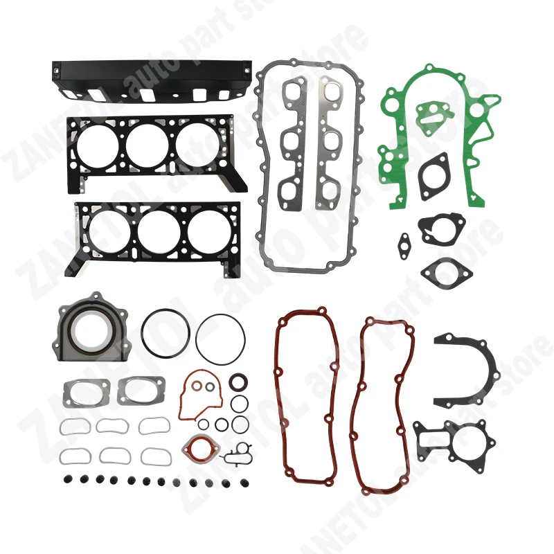 68003427AA 68003427AC 68003427 68003427AB 68003427AD ZANETOL Parts Cylinder Head Gasket Set for Jeep Wrangler JK 3.8L 2007~2011