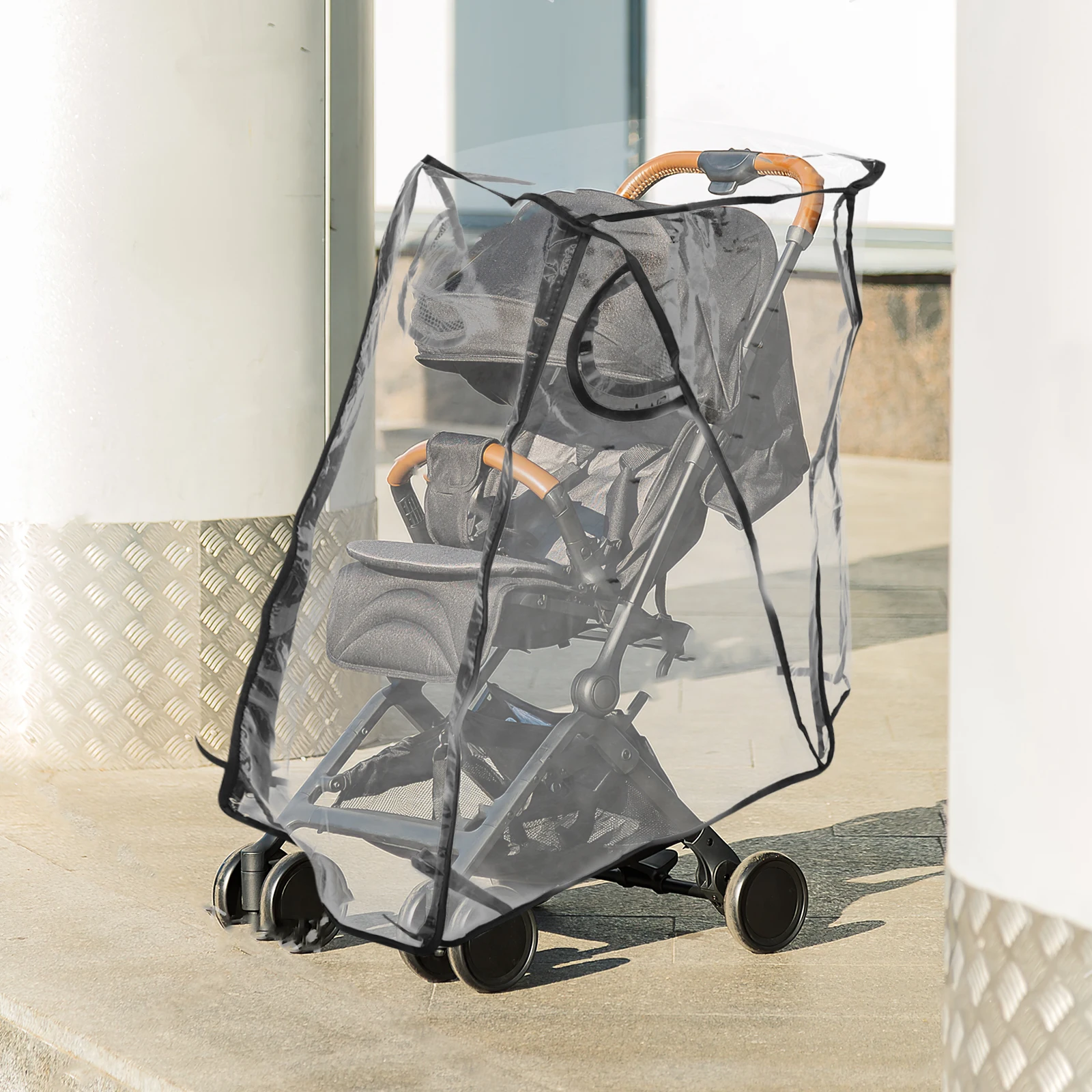 

Universal Windproof Waterproof Transparent Clear Baby Protector Outdoor Mobility Scooter Protective For Covers Rain Cover
