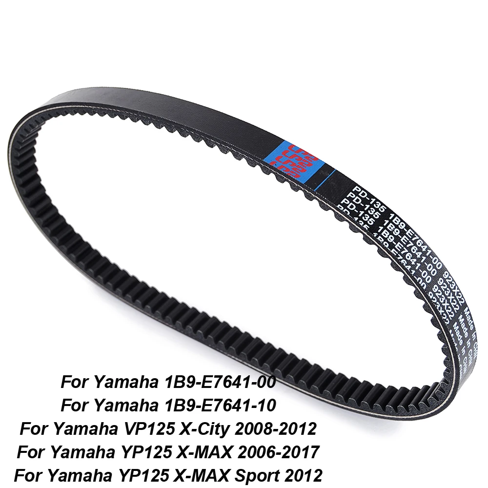 

Drive Belt Transmission Belts Clutch For Yamaha YP125 X-MAX 2006-2017 YP 125 XMAX Sport 2012 VP125 X-City 2008-2012 1B9-E7641-10