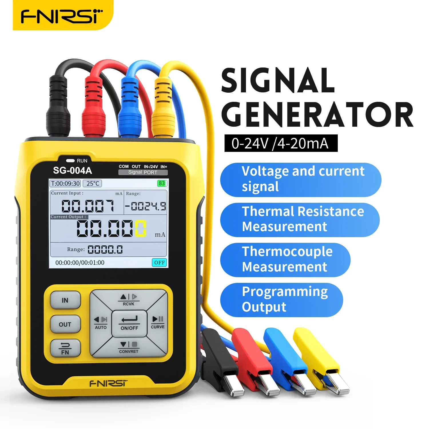 SG-004A 4-20mA Multifunctional Signal Generator PT100 Thermocouple Resistance Pressure Transmitter Process Calibrator