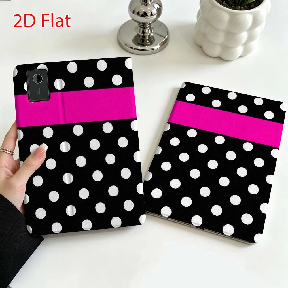 Polka dot art pattern Soft For Lenovo Xiaoxin Pad Pro Tab P12 P11 11 13 11.2 inch K11 Plus Pen Tray Tablet Case