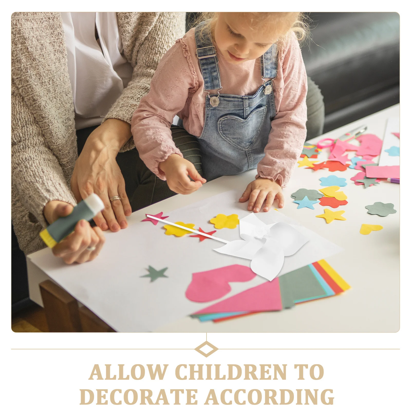 Moulins à vent pour peinture à la main, 12 pièces, papier blanc, artisanat pour enfants, décoration de jardin en plein air, activités d'été, Graffiti amusant