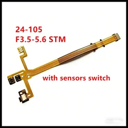 NEW Lens Focus Motor Flex Cable For Canon EF 24-105mm 24-105 mm f/3.5-5.6 IS STM Repair Part With socket With sensor