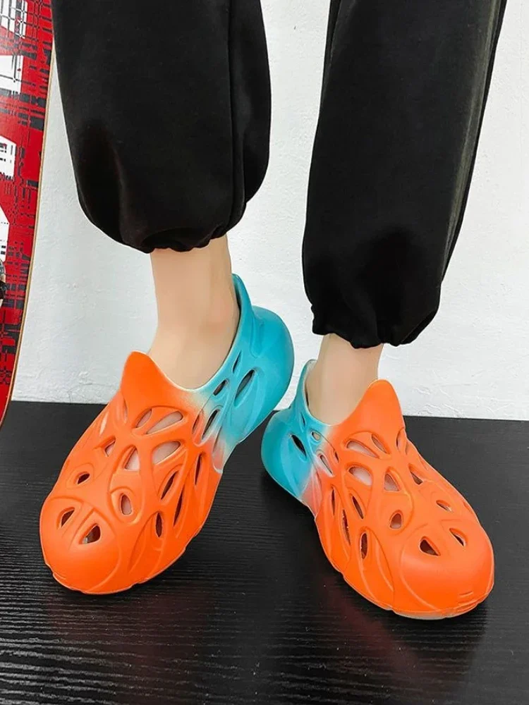 

Уличная обувь для мужчин Пары Спорт в Добро пожаловать Цвет Летняя распродажа Удобные роскошные дизайнерские японские мужские сандалии большого размера