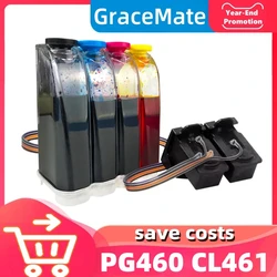 PG460 CL461 Refill CISS Compatible for Canon Pg460 Cl461 Ink Cartridges Pixma TS5350 Ts5340a TS7450 TS5351 TS5352 TS5340 TS7440