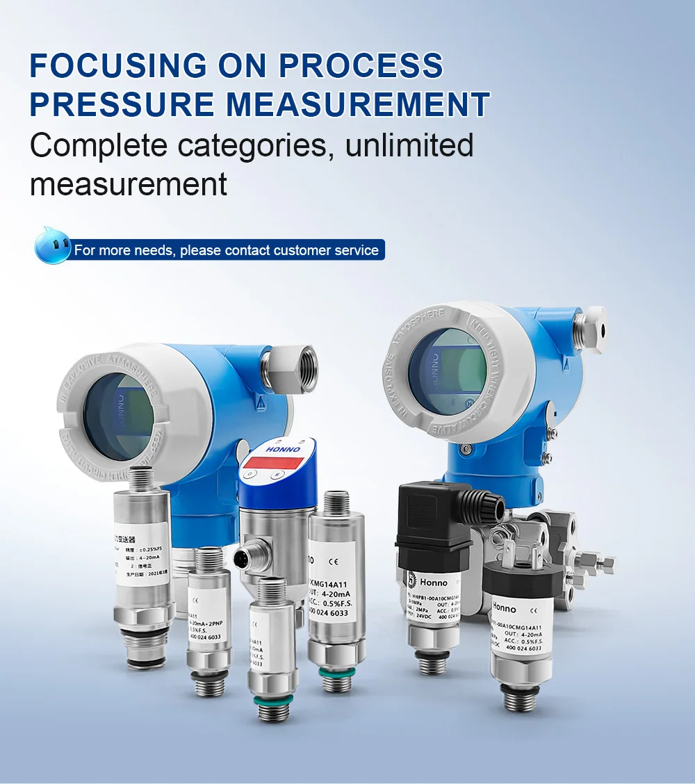 Fabricación de semiconductores Sensor de presión de 4-20 mA