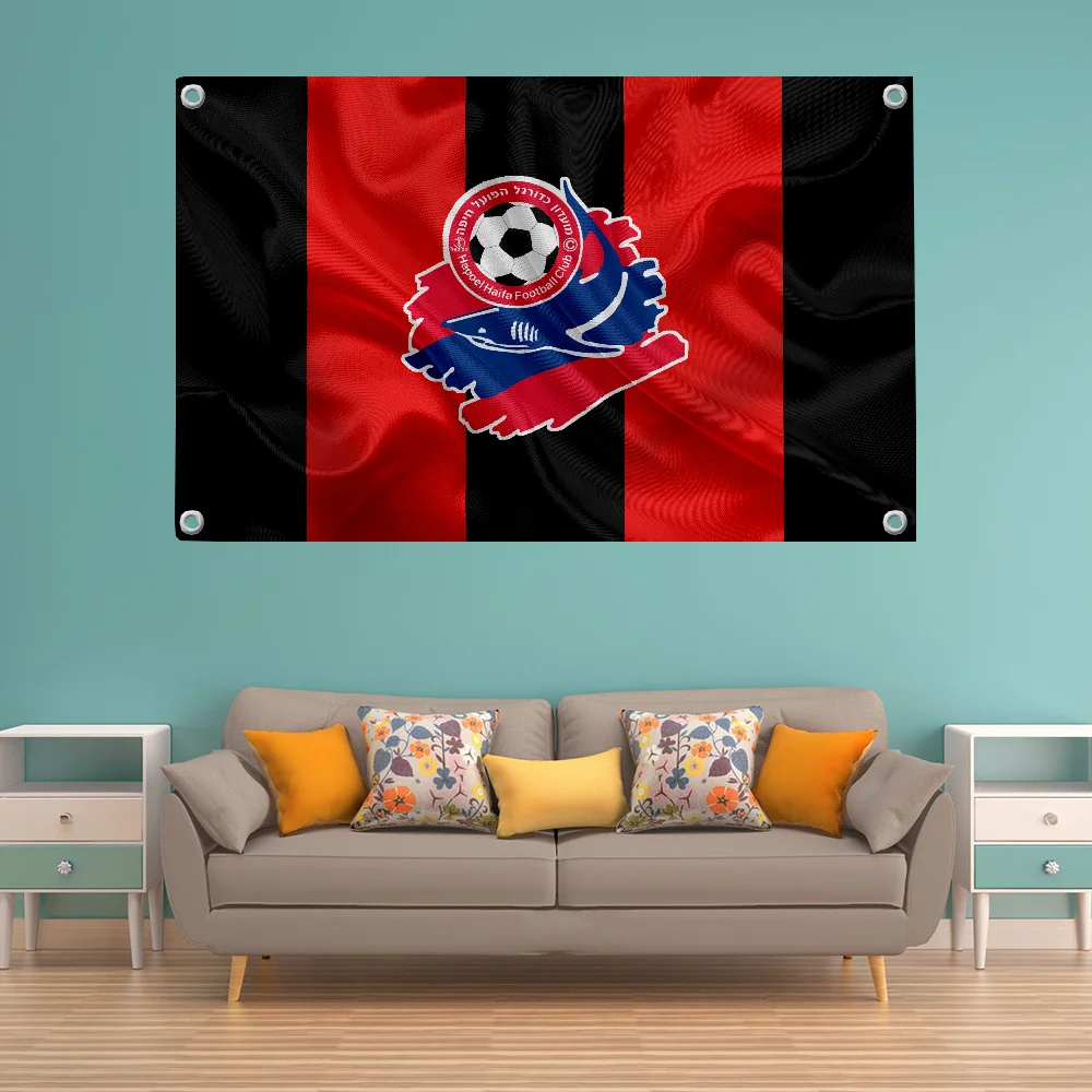 Funny Flag Pride Flag Flag to Hang Flags for Rooms Banner H-hapoel H-haifa FC Outdoor Decorations Wall Decoration Room Decor Y2k