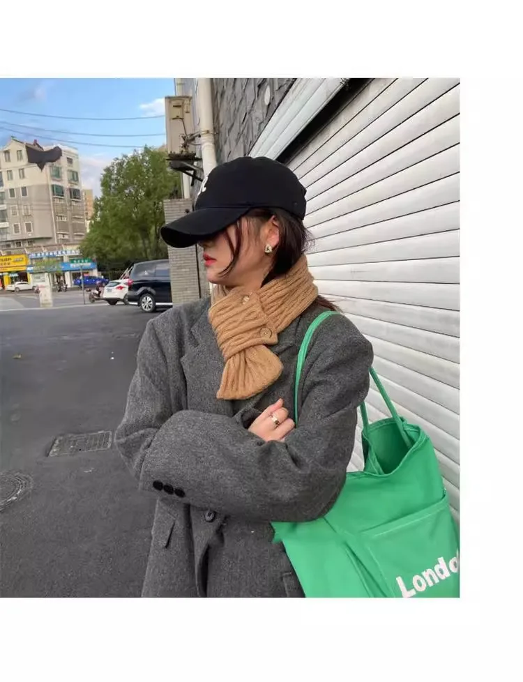 

Шарф Hugger Toque с черепом, маленькие женские универсальные осенне-зимние теплые шарфы для защиты шеи, милые шарфы Echarpe 2M990