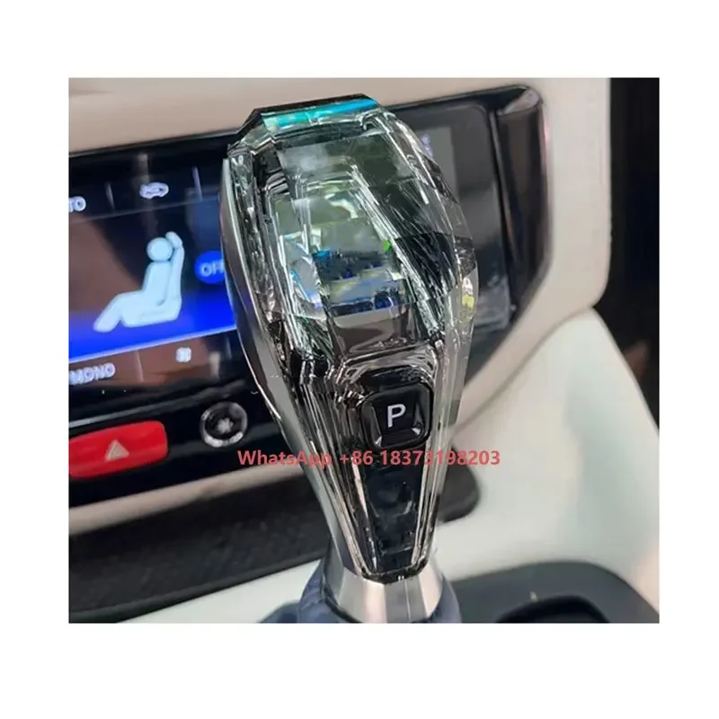 Transparent Crystal Car Gear Shift Knob Lever Replacement Led Light for GTS Ghibli Lavante Interior Accessories