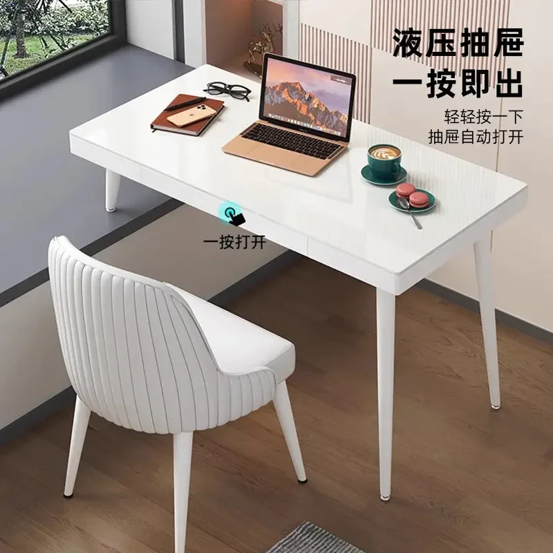 bay window, desk and chair combination, small apartment, bedroom, home computer, learning desk, custom transformation