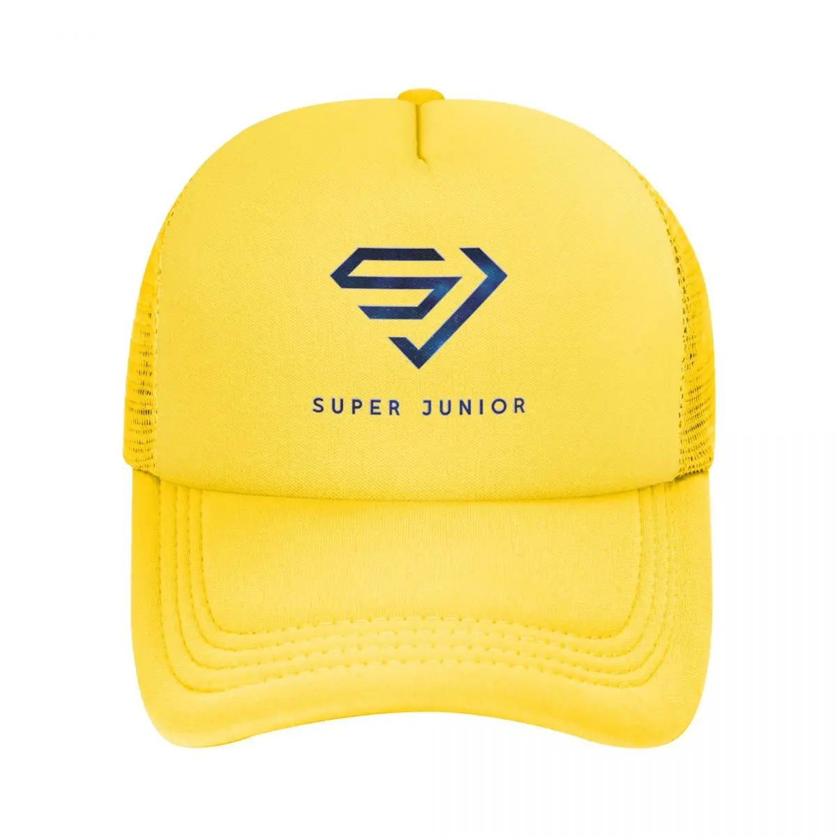 Super Junior Logo Mesh Baseball Caps Snapback Fashion Baseball Hats Breathable Casual Casquette Outdoor Unisex