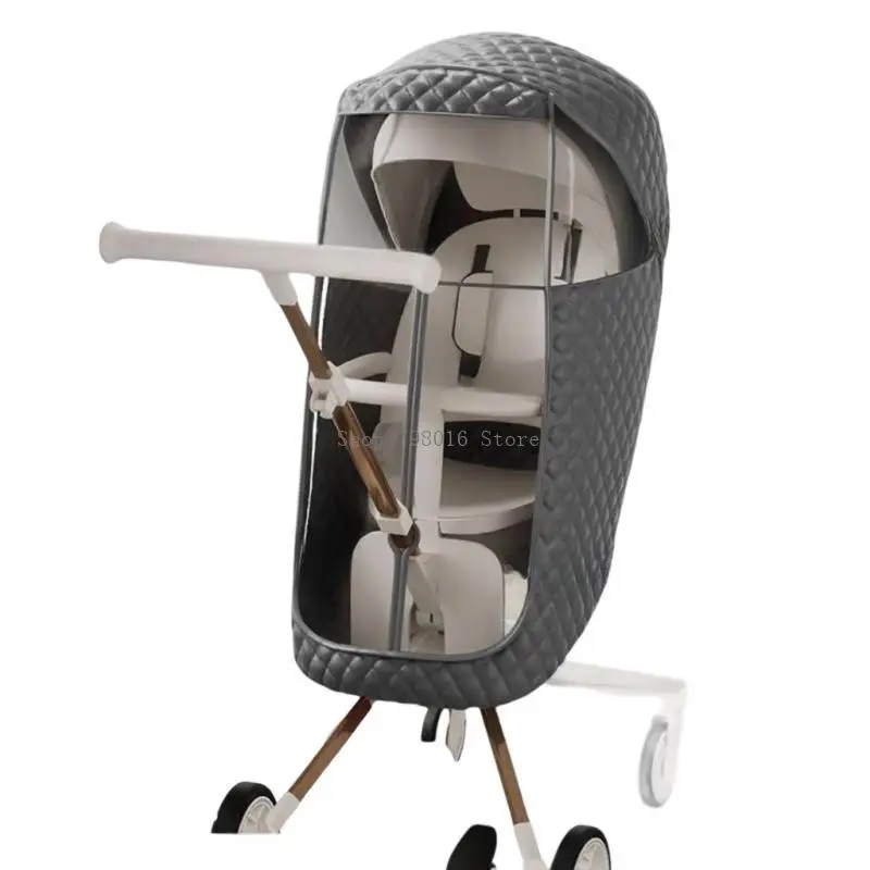 

Thickened Cotton Strollers Accessory Windproof Rainproof Protections Clear View Panel