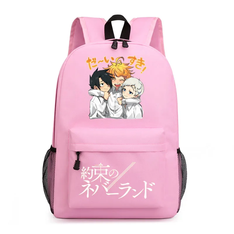 

the promised neverland beautiful school bag super backpack boy girl school bag school travel backpack ladies casual school bag m